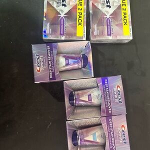 Crest 3D White Brilliance Toothpaste in Purple Packaging